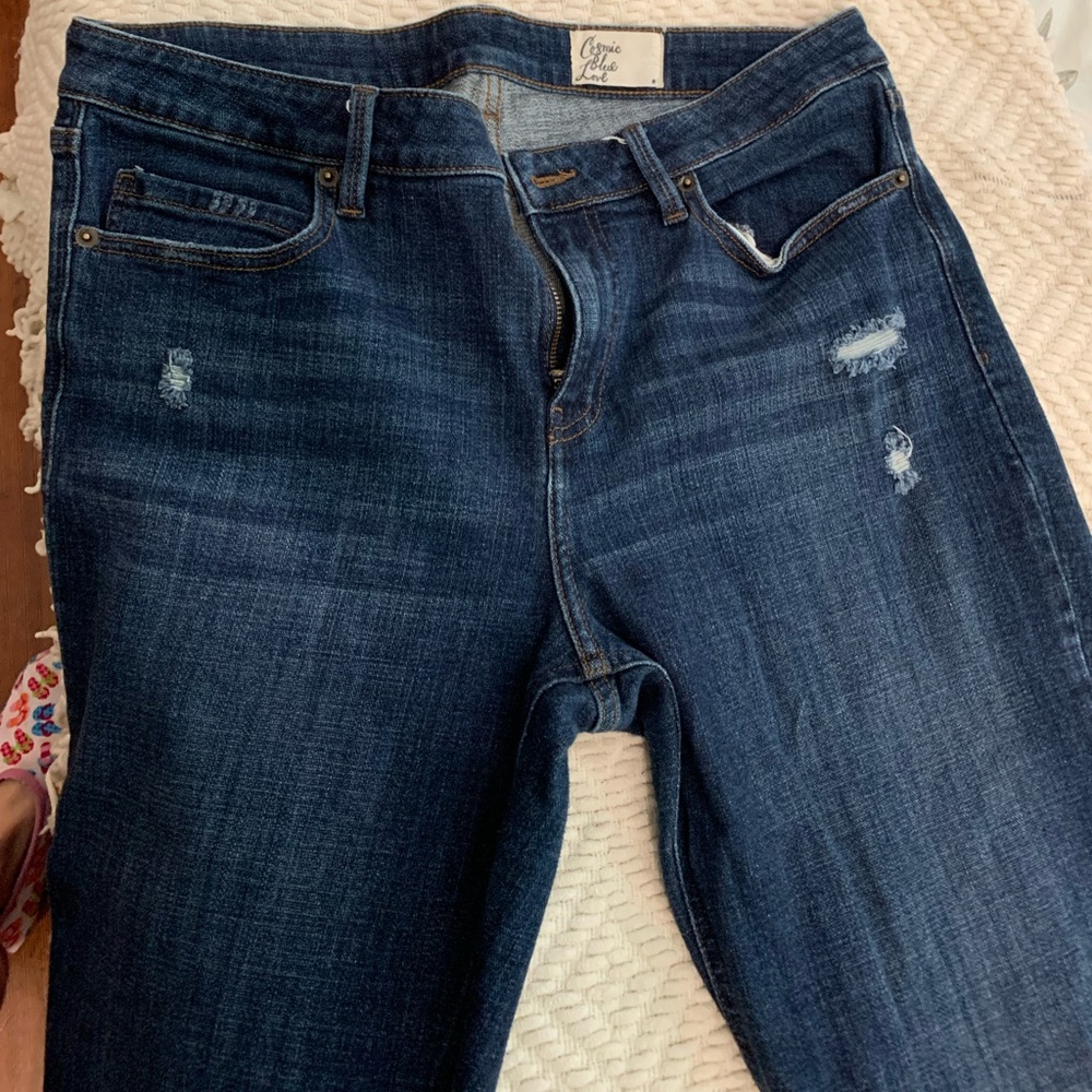 Cosmic Blue Love jeans / Boyfriend style size 30